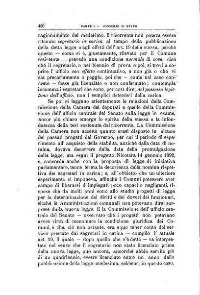 La giustizia amministrativa raccolta di decisioni e pareri del Consiglio di Stato, decisioni della Corte dei conti, sentenze della Cassazione di Roma, e decisioni delle Giunte provinciali amministrative