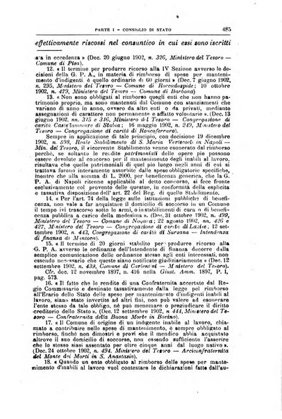 La giustizia amministrativa raccolta di decisioni e pareri del Consiglio di Stato, decisioni della Corte dei conti, sentenze della Cassazione di Roma, e decisioni delle Giunte provinciali amministrative