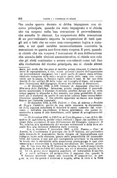 La giustizia amministrativa raccolta di decisioni e pareri del Consiglio di Stato, decisioni della Corte dei conti, sentenze della Cassazione di Roma, e decisioni delle Giunte provinciali amministrative