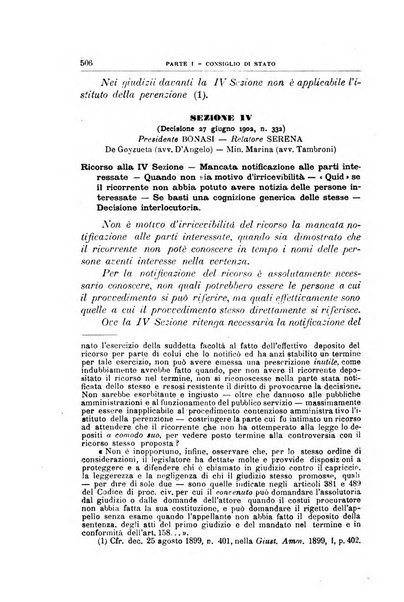 La giustizia amministrativa raccolta di decisioni e pareri del Consiglio di Stato, decisioni della Corte dei conti, sentenze della Cassazione di Roma, e decisioni delle Giunte provinciali amministrative