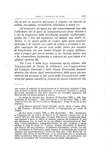 La giustizia amministrativa raccolta di decisioni e pareri del Consiglio di Stato, decisioni della Corte dei conti, sentenze della Cassazione di Roma, e decisioni delle Giunte provinciali amministrative