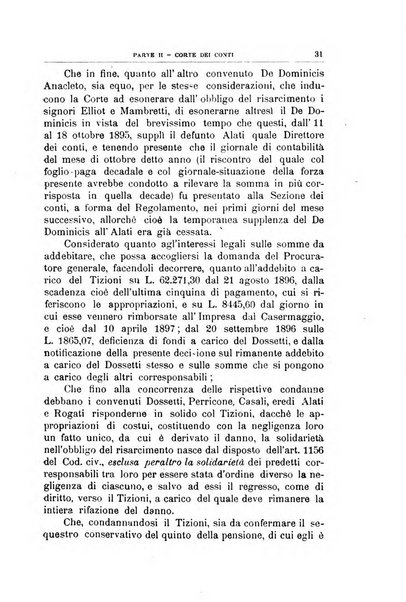 La giustizia amministrativa raccolta di decisioni e pareri del Consiglio di Stato, decisioni della Corte dei conti, sentenze della Cassazione di Roma, e decisioni delle Giunte provinciali amministrative