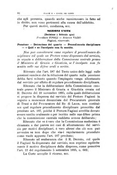 La giustizia amministrativa raccolta di decisioni e pareri del Consiglio di Stato, decisioni della Corte dei conti, sentenze della Cassazione di Roma, e decisioni delle Giunte provinciali amministrative