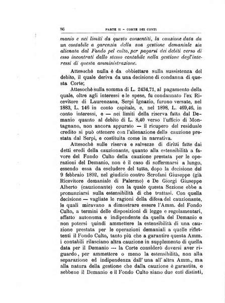 La giustizia amministrativa raccolta di decisioni e pareri del Consiglio di Stato, decisioni della Corte dei conti, sentenze della Cassazione di Roma, e decisioni delle Giunte provinciali amministrative