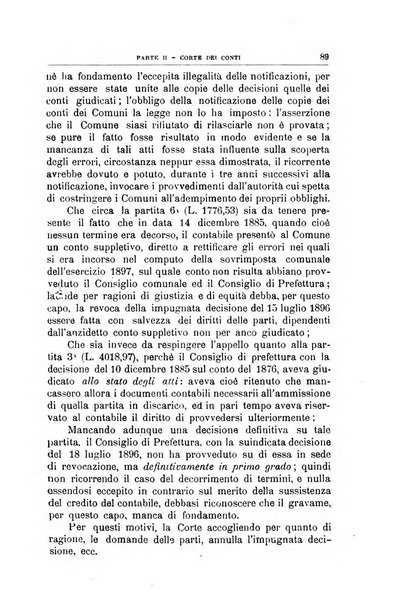 La giustizia amministrativa raccolta di decisioni e pareri del Consiglio di Stato, decisioni della Corte dei conti, sentenze della Cassazione di Roma, e decisioni delle Giunte provinciali amministrative