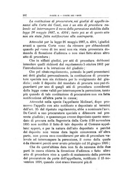 La giustizia amministrativa raccolta di decisioni e pareri del Consiglio di Stato, decisioni della Corte dei conti, sentenze della Cassazione di Roma, e decisioni delle Giunte provinciali amministrative