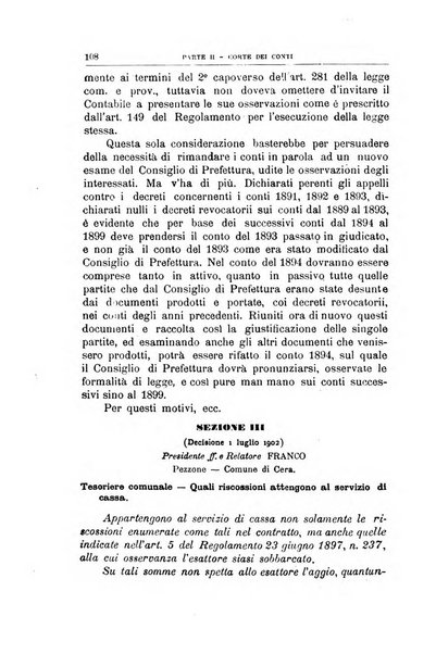 La giustizia amministrativa raccolta di decisioni e pareri del Consiglio di Stato, decisioni della Corte dei conti, sentenze della Cassazione di Roma, e decisioni delle Giunte provinciali amministrative