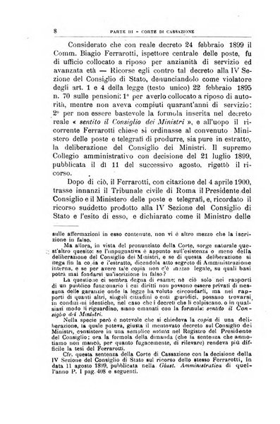 La giustizia amministrativa raccolta di decisioni e pareri del Consiglio di Stato, decisioni della Corte dei conti, sentenze della Cassazione di Roma, e decisioni delle Giunte provinciali amministrative