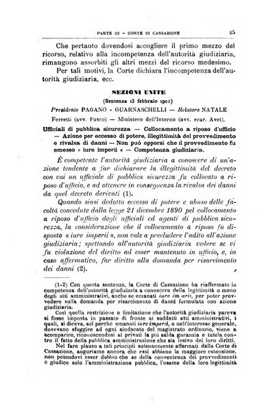 La giustizia amministrativa raccolta di decisioni e pareri del Consiglio di Stato, decisioni della Corte dei conti, sentenze della Cassazione di Roma, e decisioni delle Giunte provinciali amministrative