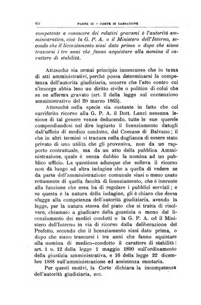 La giustizia amministrativa raccolta di decisioni e pareri del Consiglio di Stato, decisioni della Corte dei conti, sentenze della Cassazione di Roma, e decisioni delle Giunte provinciali amministrative