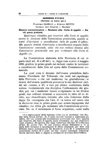 La giustizia amministrativa raccolta di decisioni e pareri del Consiglio di Stato, decisioni della Corte dei conti, sentenze della Cassazione di Roma, e decisioni delle Giunte provinciali amministrative