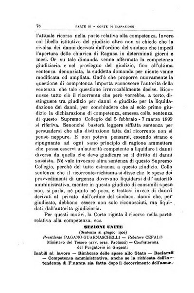 La giustizia amministrativa raccolta di decisioni e pareri del Consiglio di Stato, decisioni della Corte dei conti, sentenze della Cassazione di Roma, e decisioni delle Giunte provinciali amministrative