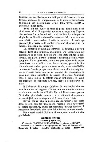 La giustizia amministrativa raccolta di decisioni e pareri del Consiglio di Stato, decisioni della Corte dei conti, sentenze della Cassazione di Roma, e decisioni delle Giunte provinciali amministrative