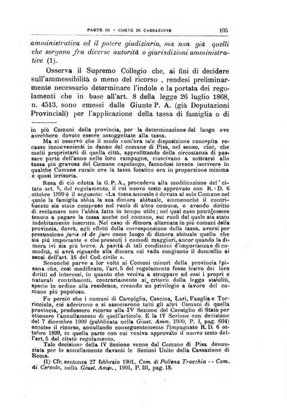 La giustizia amministrativa raccolta di decisioni e pareri del Consiglio di Stato, decisioni della Corte dei conti, sentenze della Cassazione di Roma, e decisioni delle Giunte provinciali amministrative