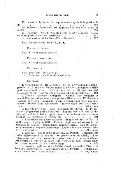 La giustizia amministrativa raccolta di decisioni e pareri del Consiglio di Stato, decisioni della Corte dei conti, sentenze della Cassazione di Roma, e decisioni delle Giunte provinciali amministrative