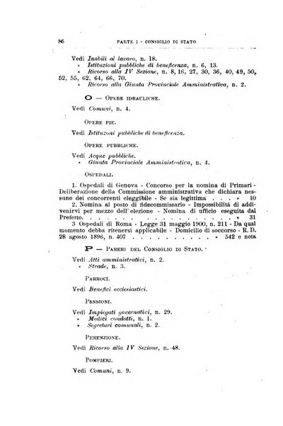 La giustizia amministrativa raccolta di decisioni e pareri del Consiglio di Stato, decisioni della Corte dei conti, sentenze della Cassazione di Roma, e decisioni delle Giunte provinciali amministrative