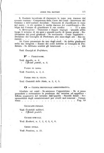 La giustizia amministrativa raccolta di decisioni e pareri del Consiglio di Stato, decisioni della Corte dei conti, sentenze della Cassazione di Roma, e decisioni delle Giunte provinciali amministrative