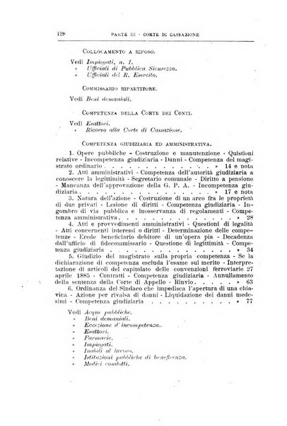 La giustizia amministrativa raccolta di decisioni e pareri del Consiglio di Stato, decisioni della Corte dei conti, sentenze della Cassazione di Roma, e decisioni delle Giunte provinciali amministrative