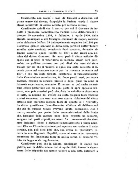 La giustizia amministrativa raccolta di decisioni e pareri del Consiglio di Stato, decisioni della Corte dei conti, sentenze della Cassazione di Roma, e decisioni delle Giunte provinciali amministrative