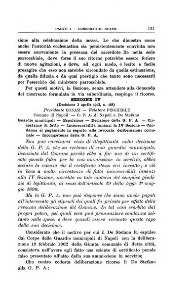 La giustizia amministrativa raccolta di decisioni e pareri del Consiglio di Stato, decisioni della Corte dei conti, sentenze della Cassazione di Roma, e decisioni delle Giunte provinciali amministrative