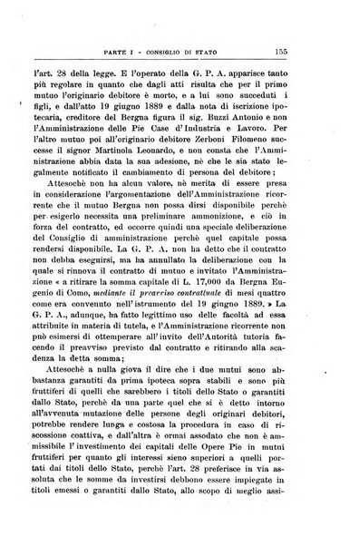 La giustizia amministrativa raccolta di decisioni e pareri del Consiglio di Stato, decisioni della Corte dei conti, sentenze della Cassazione di Roma, e decisioni delle Giunte provinciali amministrative