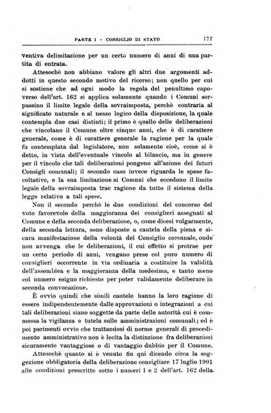 La giustizia amministrativa raccolta di decisioni e pareri del Consiglio di Stato, decisioni della Corte dei conti, sentenze della Cassazione di Roma, e decisioni delle Giunte provinciali amministrative