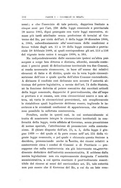 La giustizia amministrativa raccolta di decisioni e pareri del Consiglio di Stato, decisioni della Corte dei conti, sentenze della Cassazione di Roma, e decisioni delle Giunte provinciali amministrative