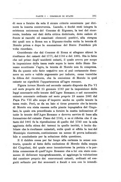 La giustizia amministrativa raccolta di decisioni e pareri del Consiglio di Stato, decisioni della Corte dei conti, sentenze della Cassazione di Roma, e decisioni delle Giunte provinciali amministrative