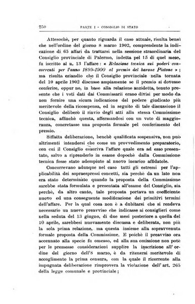 La giustizia amministrativa raccolta di decisioni e pareri del Consiglio di Stato, decisioni della Corte dei conti, sentenze della Cassazione di Roma, e decisioni delle Giunte provinciali amministrative