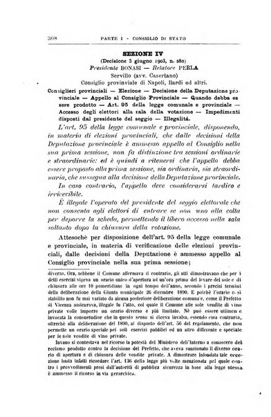 La giustizia amministrativa raccolta di decisioni e pareri del Consiglio di Stato, decisioni della Corte dei conti, sentenze della Cassazione di Roma, e decisioni delle Giunte provinciali amministrative