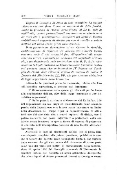 La giustizia amministrativa raccolta di decisioni e pareri del Consiglio di Stato, decisioni della Corte dei conti, sentenze della Cassazione di Roma, e decisioni delle Giunte provinciali amministrative