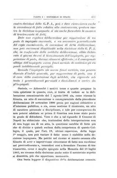 La giustizia amministrativa raccolta di decisioni e pareri del Consiglio di Stato, decisioni della Corte dei conti, sentenze della Cassazione di Roma, e decisioni delle Giunte provinciali amministrative