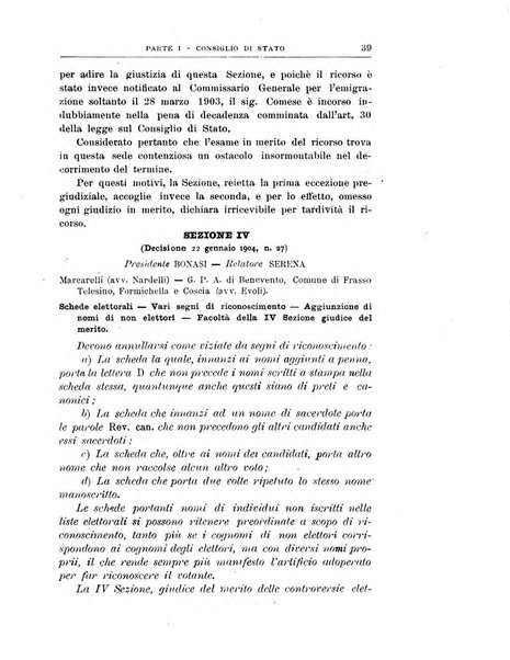 La giustizia amministrativa raccolta di decisioni e pareri del Consiglio di Stato, decisioni della Corte dei conti, sentenze della Cassazione di Roma, e decisioni delle Giunte provinciali amministrative