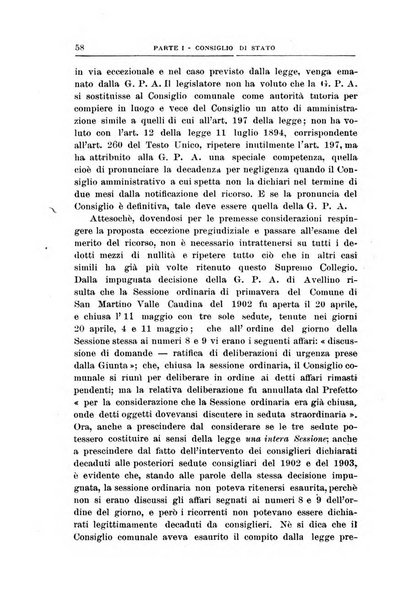 La giustizia amministrativa raccolta di decisioni e pareri del Consiglio di Stato, decisioni della Corte dei conti, sentenze della Cassazione di Roma, e decisioni delle Giunte provinciali amministrative