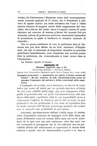 La giustizia amministrativa raccolta di decisioni e pareri del Consiglio di Stato, decisioni della Corte dei conti, sentenze della Cassazione di Roma, e decisioni delle Giunte provinciali amministrative