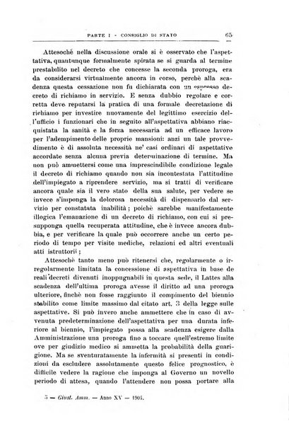 La giustizia amministrativa raccolta di decisioni e pareri del Consiglio di Stato, decisioni della Corte dei conti, sentenze della Cassazione di Roma, e decisioni delle Giunte provinciali amministrative