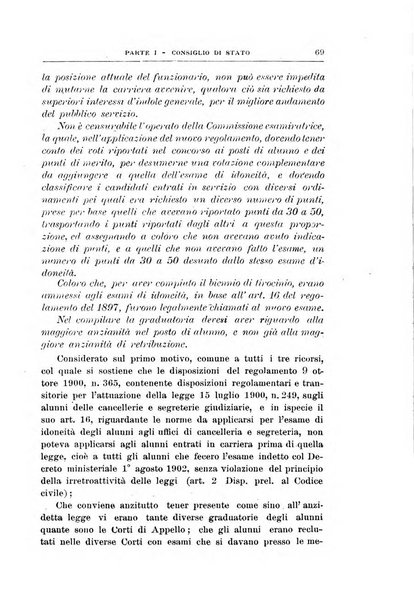 La giustizia amministrativa raccolta di decisioni e pareri del Consiglio di Stato, decisioni della Corte dei conti, sentenze della Cassazione di Roma, e decisioni delle Giunte provinciali amministrative