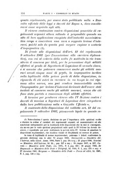 La giustizia amministrativa raccolta di decisioni e pareri del Consiglio di Stato, decisioni della Corte dei conti, sentenze della Cassazione di Roma, e decisioni delle Giunte provinciali amministrative