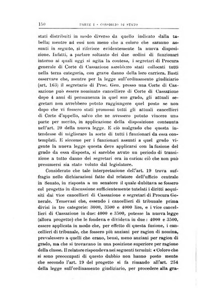 La giustizia amministrativa raccolta di decisioni e pareri del Consiglio di Stato, decisioni della Corte dei conti, sentenze della Cassazione di Roma, e decisioni delle Giunte provinciali amministrative