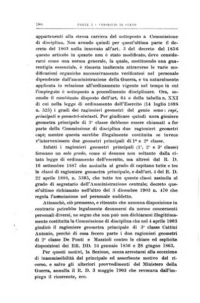 La giustizia amministrativa raccolta di decisioni e pareri del Consiglio di Stato, decisioni della Corte dei conti, sentenze della Cassazione di Roma, e decisioni delle Giunte provinciali amministrative