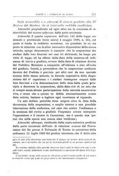 La giustizia amministrativa raccolta di decisioni e pareri del Consiglio di Stato, decisioni della Corte dei conti, sentenze della Cassazione di Roma, e decisioni delle Giunte provinciali amministrative