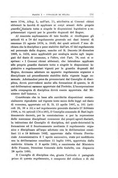 La giustizia amministrativa raccolta di decisioni e pareri del Consiglio di Stato, decisioni della Corte dei conti, sentenze della Cassazione di Roma, e decisioni delle Giunte provinciali amministrative