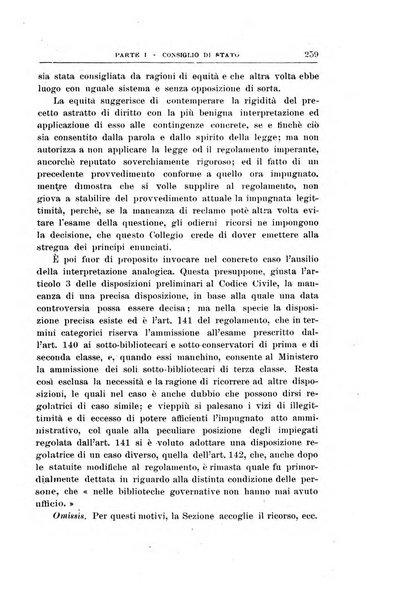 La giustizia amministrativa raccolta di decisioni e pareri del Consiglio di Stato, decisioni della Corte dei conti, sentenze della Cassazione di Roma, e decisioni delle Giunte provinciali amministrative