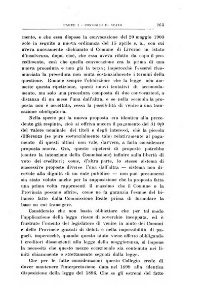 La giustizia amministrativa raccolta di decisioni e pareri del Consiglio di Stato, decisioni della Corte dei conti, sentenze della Cassazione di Roma, e decisioni delle Giunte provinciali amministrative