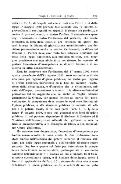 La giustizia amministrativa raccolta di decisioni e pareri del Consiglio di Stato, decisioni della Corte dei conti, sentenze della Cassazione di Roma, e decisioni delle Giunte provinciali amministrative