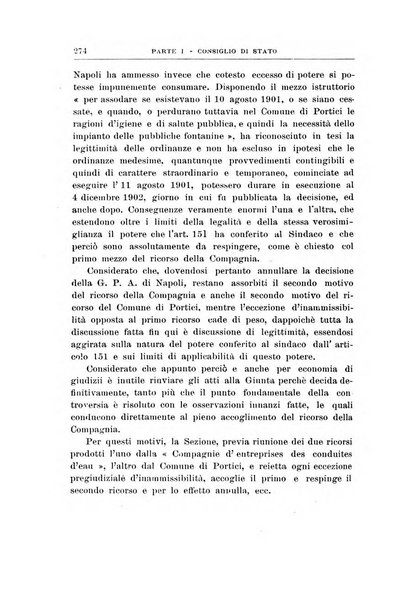 La giustizia amministrativa raccolta di decisioni e pareri del Consiglio di Stato, decisioni della Corte dei conti, sentenze della Cassazione di Roma, e decisioni delle Giunte provinciali amministrative