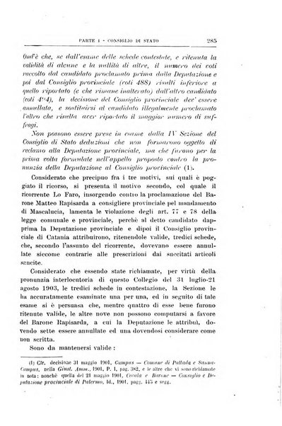 La giustizia amministrativa raccolta di decisioni e pareri del Consiglio di Stato, decisioni della Corte dei conti, sentenze della Cassazione di Roma, e decisioni delle Giunte provinciali amministrative