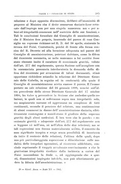 La giustizia amministrativa raccolta di decisioni e pareri del Consiglio di Stato, decisioni della Corte dei conti, sentenze della Cassazione di Roma, e decisioni delle Giunte provinciali amministrative