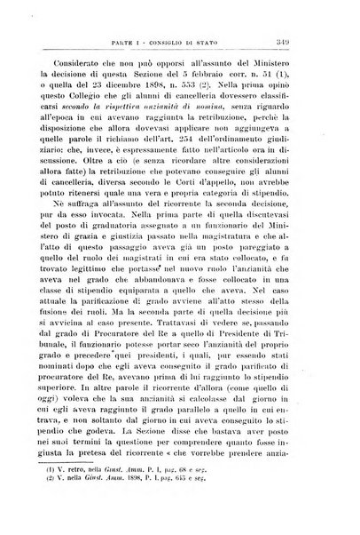 La giustizia amministrativa raccolta di decisioni e pareri del Consiglio di Stato, decisioni della Corte dei conti, sentenze della Cassazione di Roma, e decisioni delle Giunte provinciali amministrative