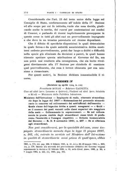 La giustizia amministrativa raccolta di decisioni e pareri del Consiglio di Stato, decisioni della Corte dei conti, sentenze della Cassazione di Roma, e decisioni delle Giunte provinciali amministrative